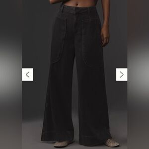 Anthropologie deep pocket wide legged pant 14